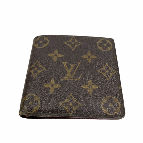 Authentic Louis Vuitton Wallet Porte Monaie Brown Monogram LV Vintage - Picture 9 of 10